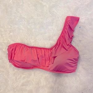 Aerie one shoulder bathing suit top